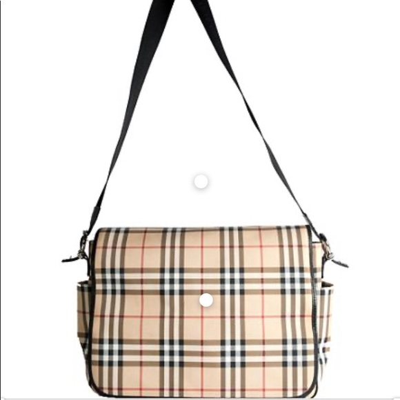 burberry nova check diaper bag